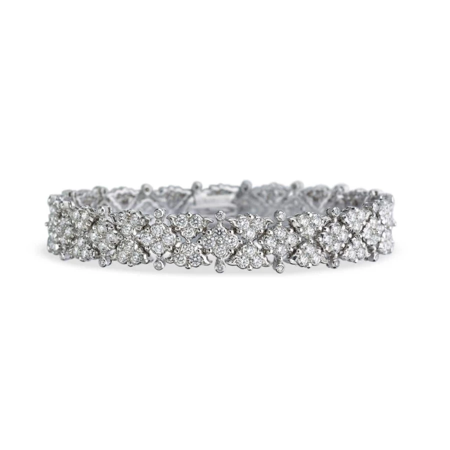 Buccellati Carlotta 18K Gold Diamond Bracelet Luxury Italian Jewelry