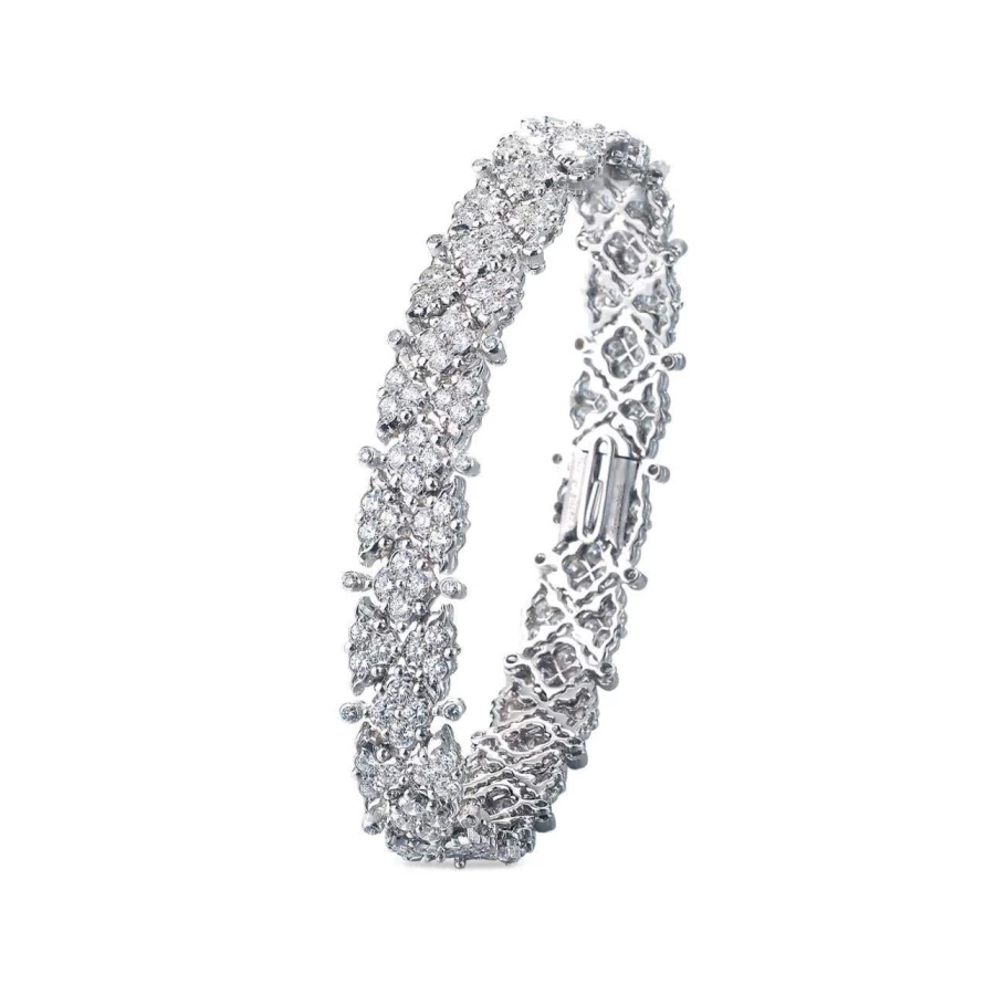 Buccellati Carlotta 18K Gold Diamond Bracelet Luxury Italian Jewelry