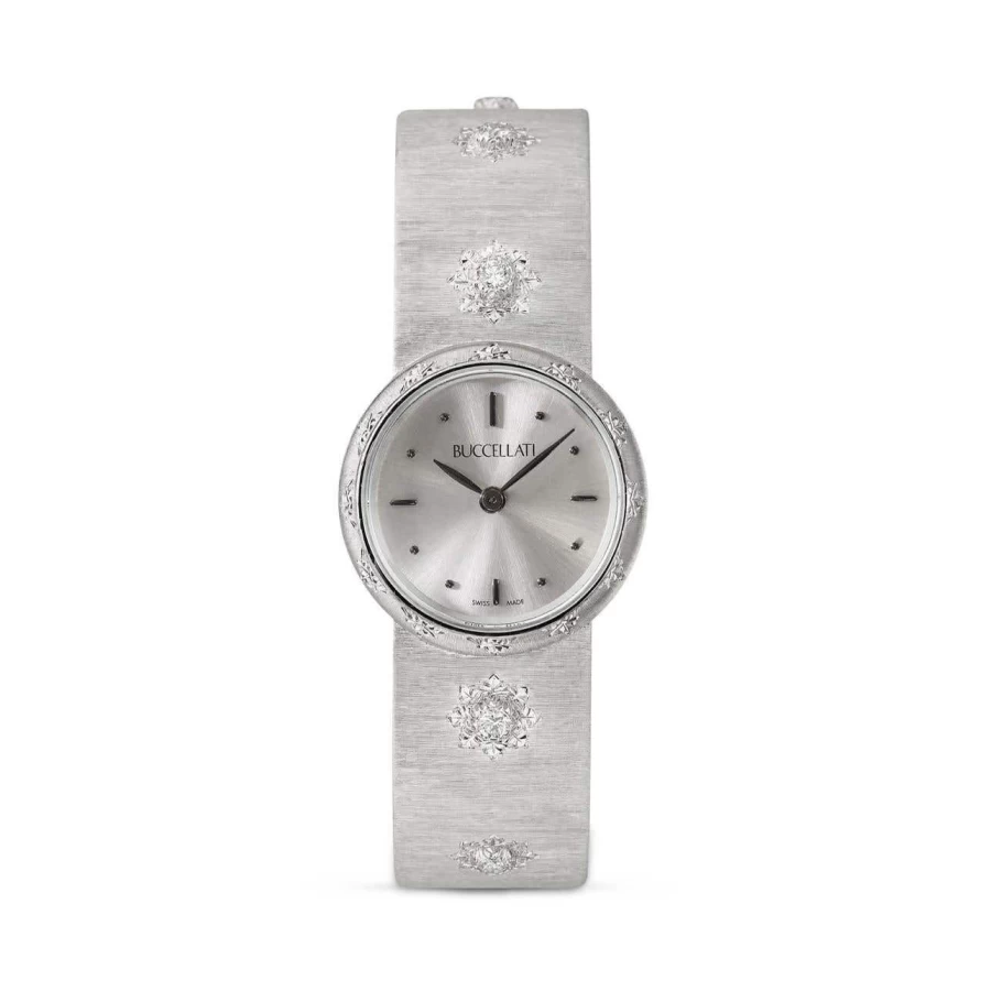Buccellati Macri Luxury Swiss Made Automatic Watch for Men - Elegant Stainless Steel Chronograph with Sapphire Crystal