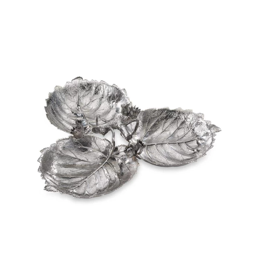 Buccellati Luxury Leaves Centerpiece - Elegant Floral Table Decor for Weddings & Events