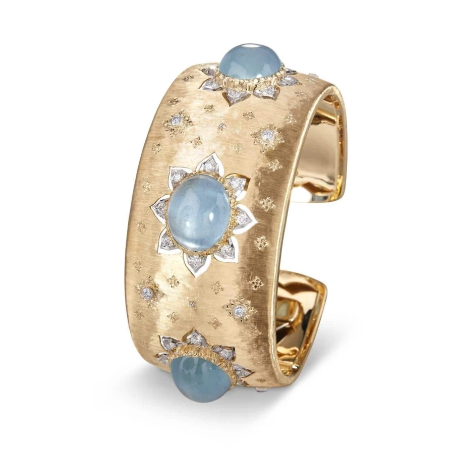 Buccellati Macri Colorful Gemstone Bracelet Luxury Italian Jewelry