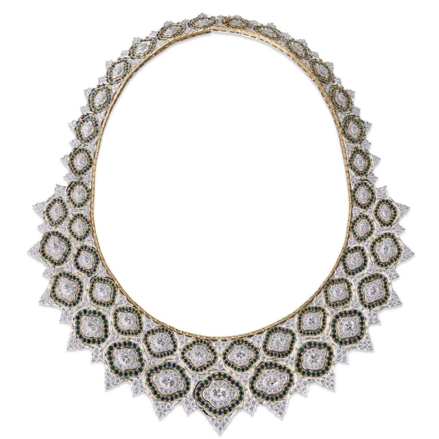Buccellati Mosaico Necklace | Luxury Italian Jewelry | Handcrafted Gold & Gemstone Pendant