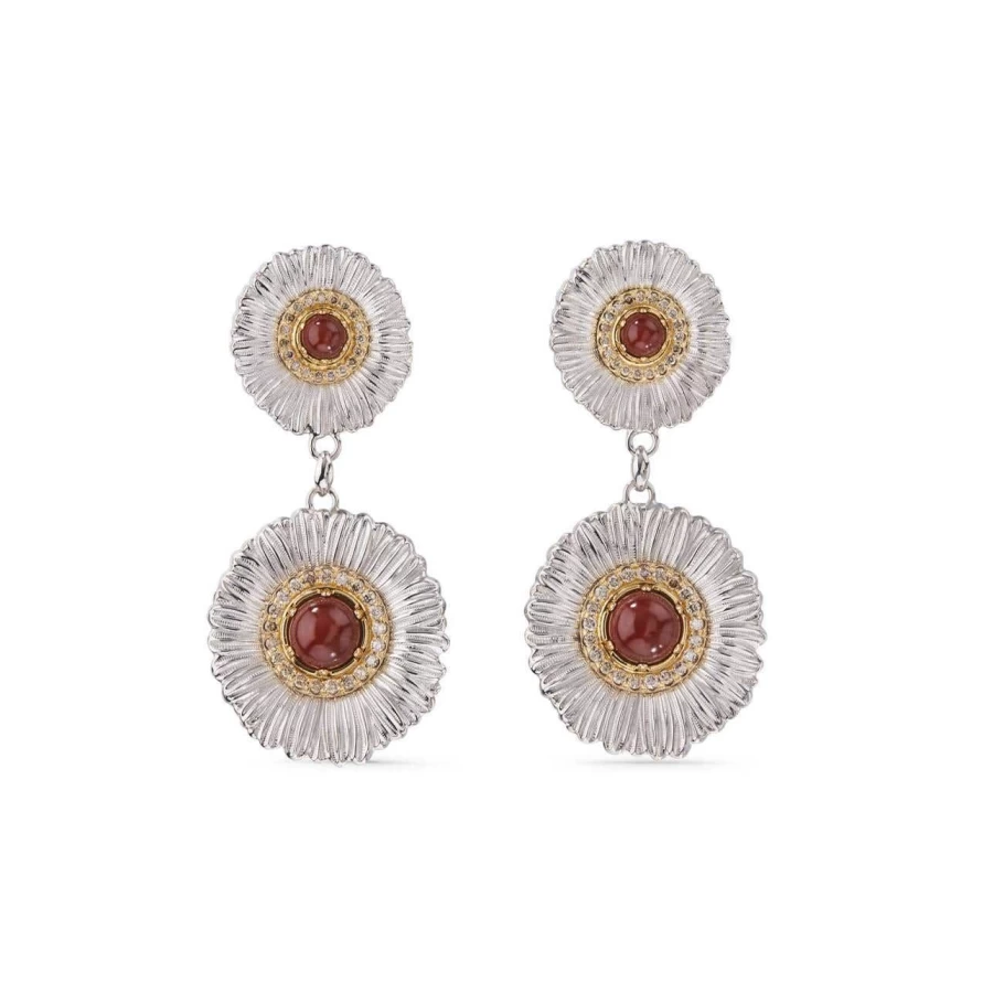 Buccellati Blossoms Color Earrings - Exquisite Floral Design Jewelry for Women