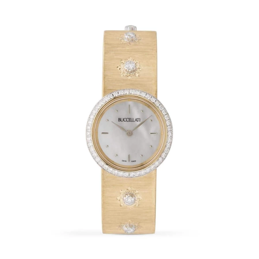 Buccellati Macri Luxury Swiss Watch for Men - Automatic Movement, Sapphire Crystal, Stainless Steel