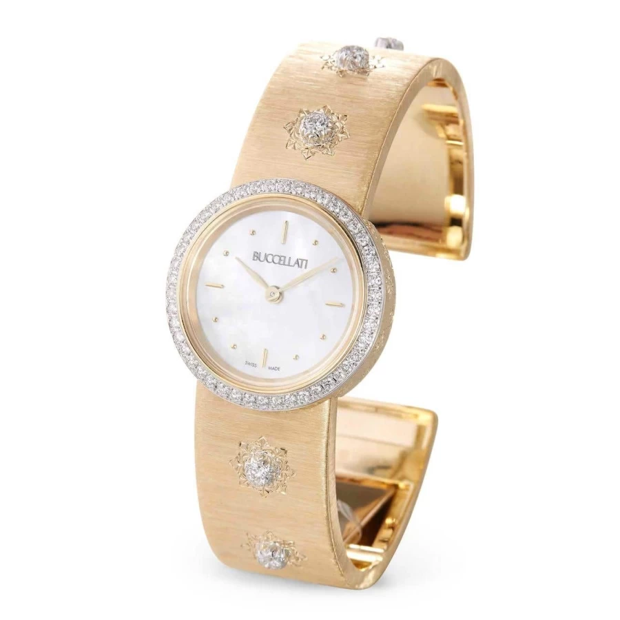Buccellati Macri Luxury Swiss Watch for Men - Automatic Movement, Sapphire Crystal, Stainless Steel