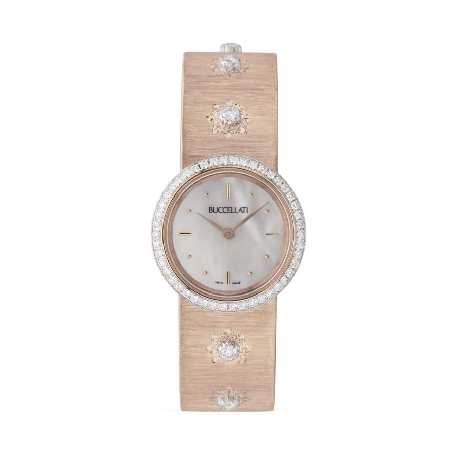 Buccellati Macri Luxury Swiss Watch for Men - Automatic Movement, Sapphire Crystal, Stainless Steel