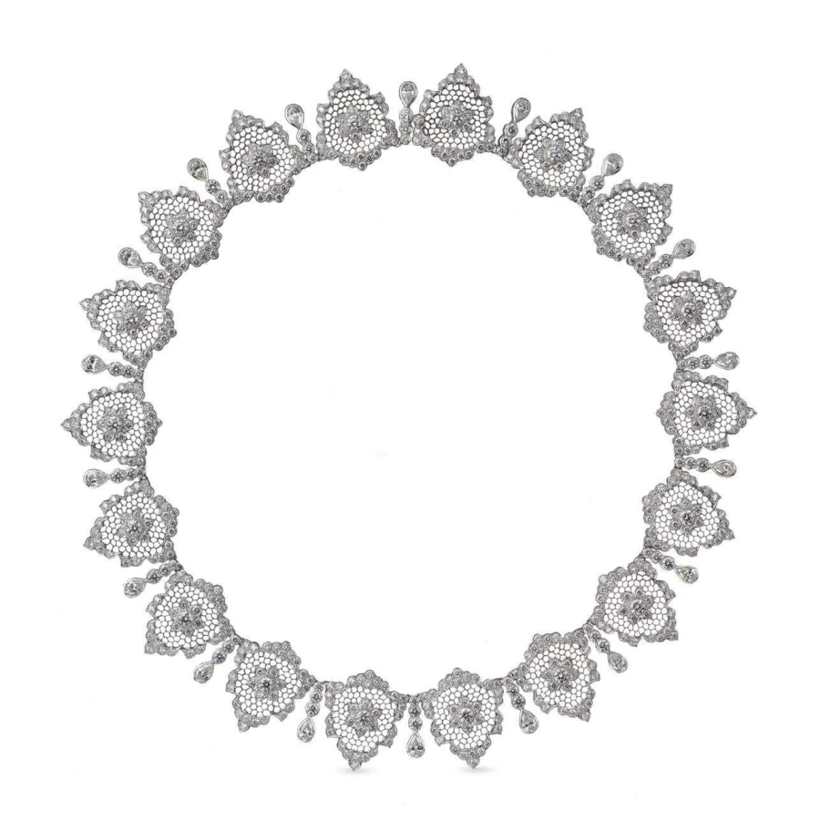 Buccellati Diamanti Vibranti Diamond Necklace - Luxury Italian Jewelry
