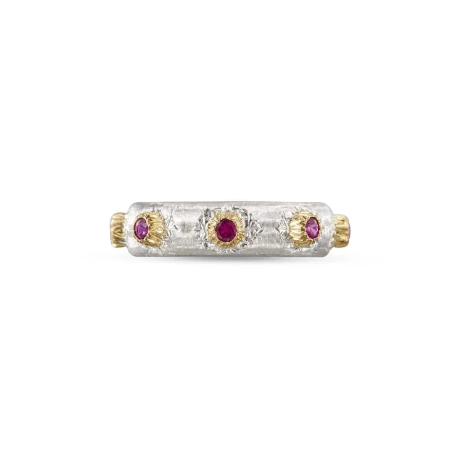 Buccellati Macri Positano Eternelle 18K Gold Diamond Pendant Necklace