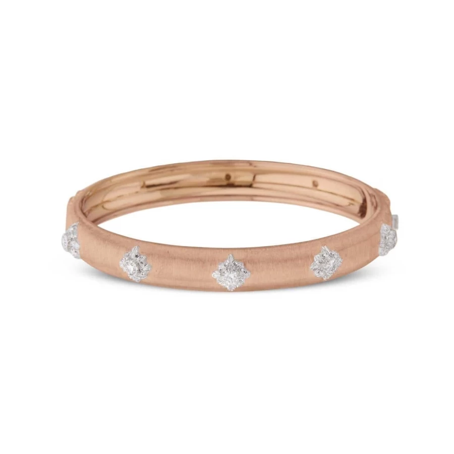 Buccellati Macri Bombe Bracelet | Luxury Diamond & Gold Cuff Bracelet for Women