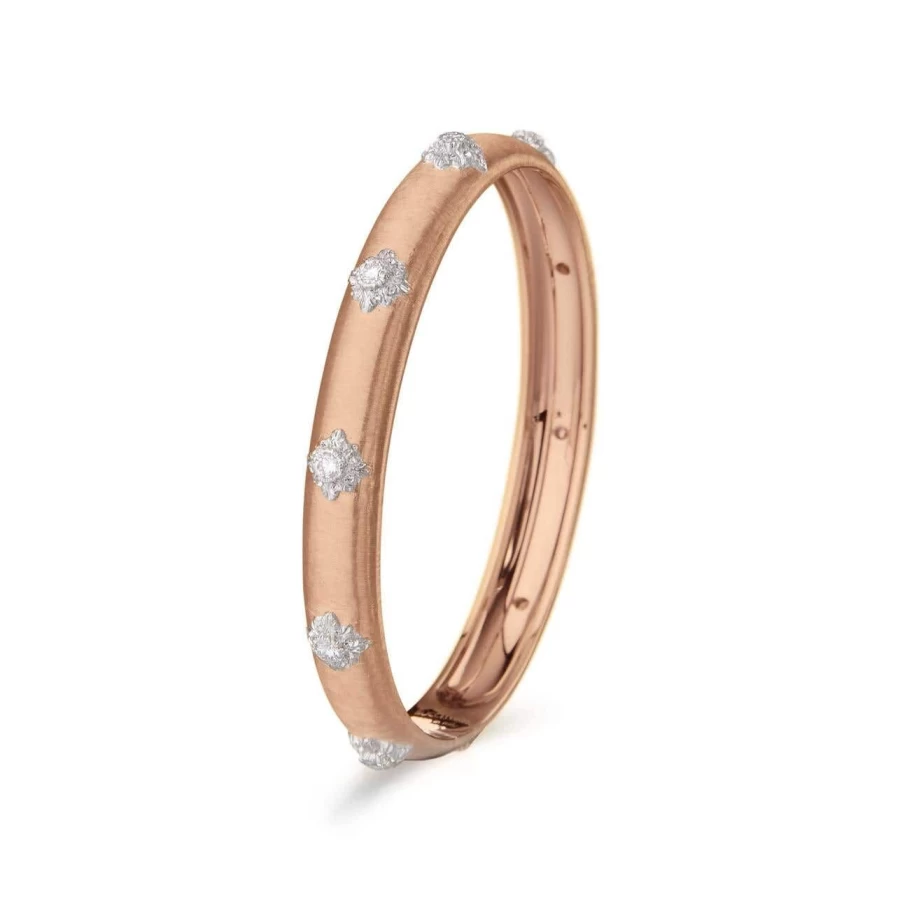 Buccellati Macri Bombe Bracelet | Luxury Diamond & Gold Cuff Bracelet for Women