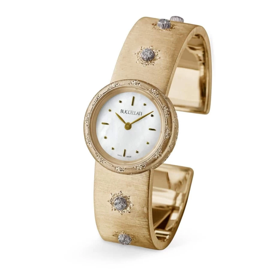 Buccellati Macri Luxury Swiss Watch for Men - Automatic Movement, Sapphire Crystal, Stainless Steel