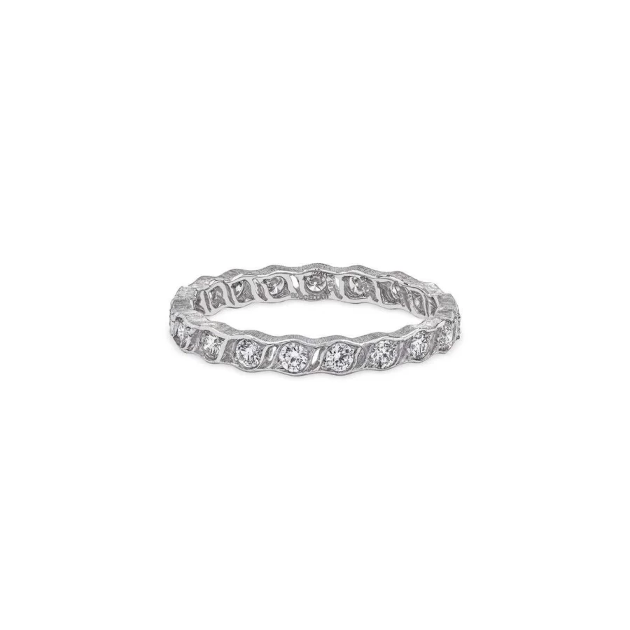 Buccellati Fedi Eternelle 18K Gold Diamond Wedding Band Ring for Women