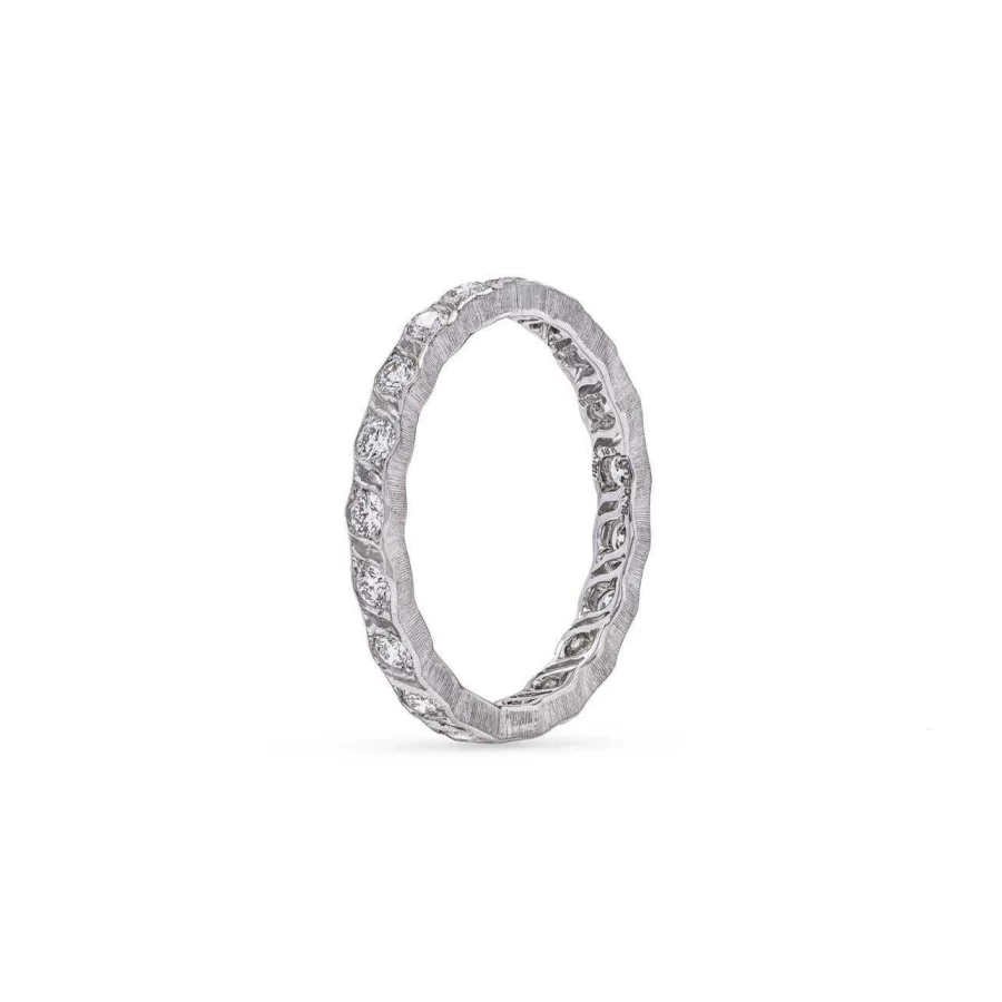 Buccellati Fedi Eternelle 18K Gold Diamond Wedding Band Ring for Women