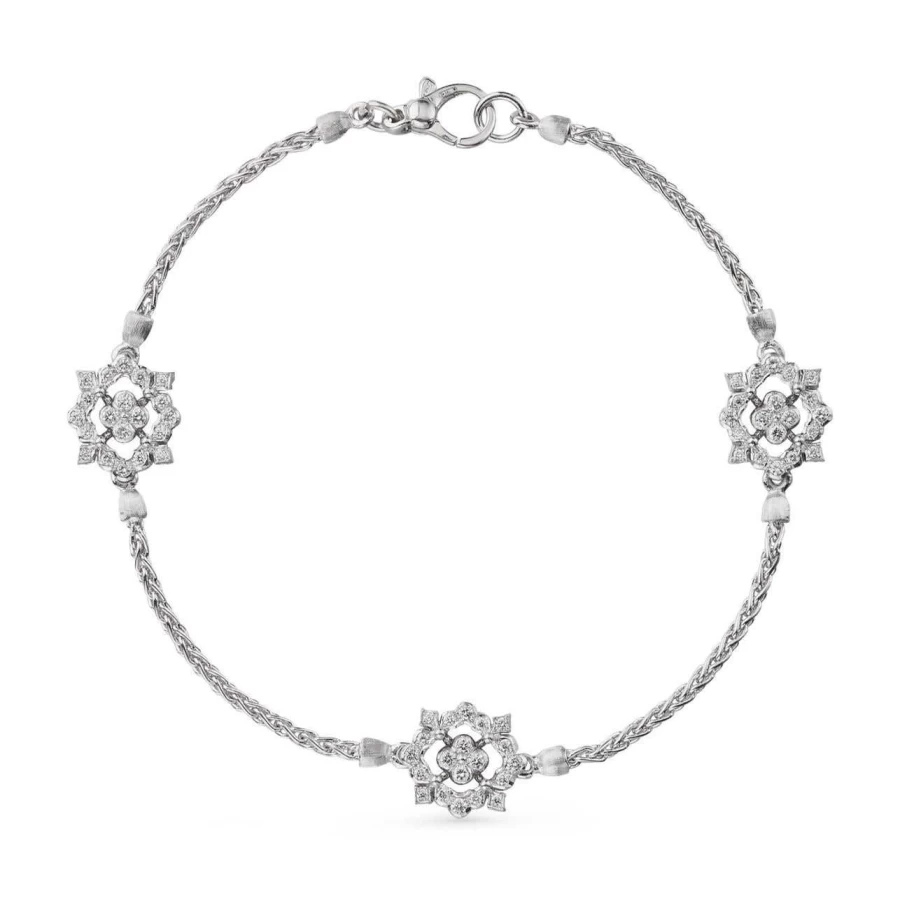 Buccellati Carlotta 18K Gold Diamond Bracelet Luxury Italian Jewelry