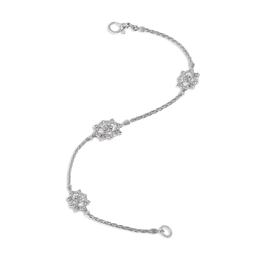Buccellati Carlotta 18K Gold Diamond Bracelet Luxury Italian Jewelry